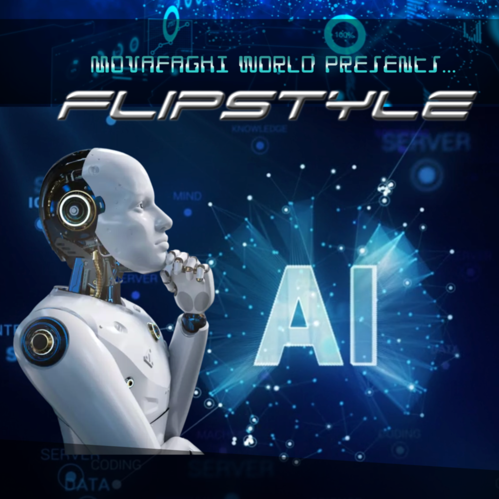 Movafaghi World - AI by Flipstyle - Album Cover - Movafaghi World